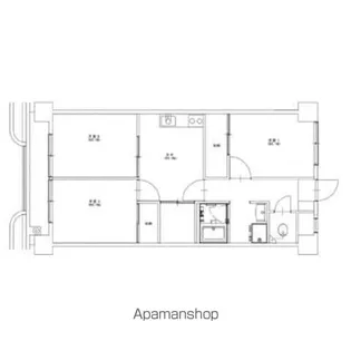 NOIE旭橋【602号室】の間取り