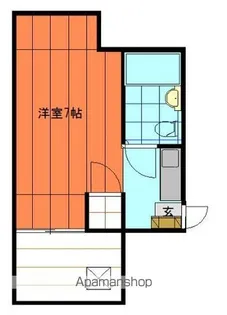 山本屋ビル【704号室】の間取り
