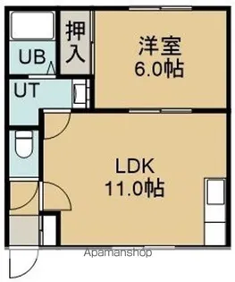 ハイツエイト【2階】の間取り