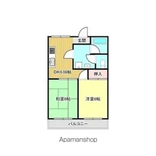 村瀬マンション【2階】の間取り