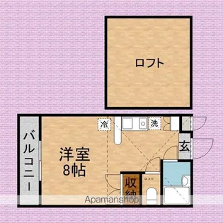 アビタシオンノーバ2【203*号室】の間取り