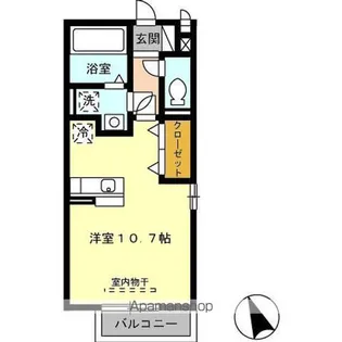 ラ・ステュディオ【201号室】の間取り