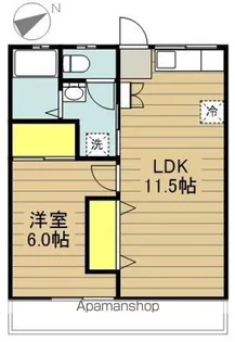 第2金子コーポ【103号室】の間取り