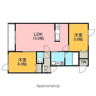 TERRA・NATAL (テラ・ナタール)【202号室】の間取り