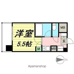 シンシア・シティ榴岡【707号室】の間取り