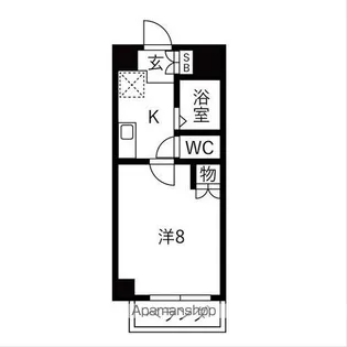 CROWNHILLS【4階】の間取り