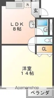 COMODO BASE【4階】の間取り