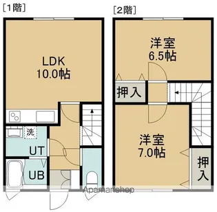 フォレストⅠ【A号室】の間取り