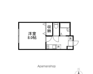 フレンドハイツ【105号室】の間取り