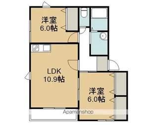 コーポ東雲【302号室】の間取り