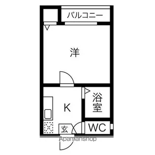 愛知県名古屋市中区橘1丁目【アパート】の間取り