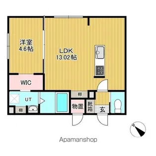 ネコフィーノ・モネ【1階】の間取り