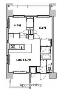 B CITY ARTRESIDENCE CENTRALPARK【3階】の間取り
