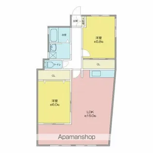 ステイタスいずみ【2階】の間取り