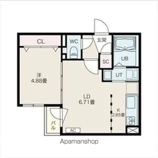 ヴェネーノ円山【3階】の間取り