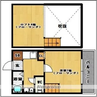 シャロームコーポ【101号室】の間取り