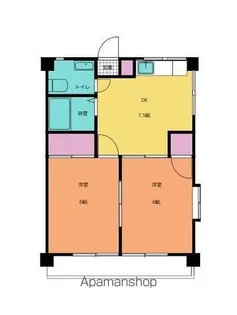フォルテ愛光【202号室】の間取り