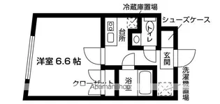 カメリア高円寺【1階】の間取り