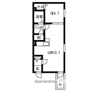Precious庄内通【3階】の間取り