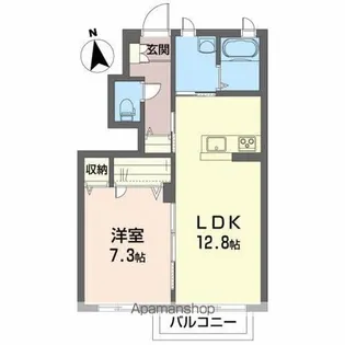 グランシャリオM【1階】の間取り