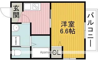 T・SANSARA【2階】の間取り