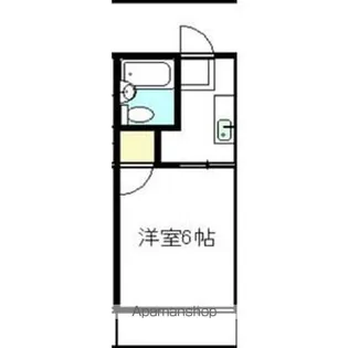 タウニープティ【202号室】の間取り