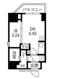 TRADIS森下【1階】の間取り