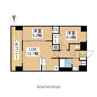 セイワパレス吹上公園【7階】の間取り