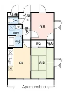 YHハイツ【2階】の間取り