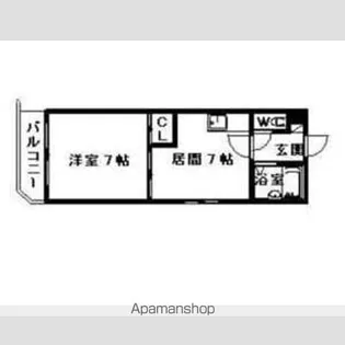 ラ・フォーレ新札幌【2階】の間取り
