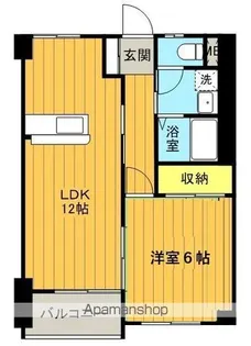 ヴァンテアンⅢ【1階】の間取り