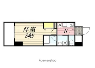 CENTRAL S 砂山町【2階】の間取り