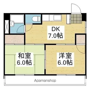 カーサ藤【203号室】の間取り