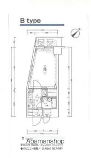 エクセリア新宿【7階】の間取り