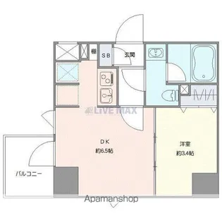 LOG東京スカイツリー【5階】の間取り