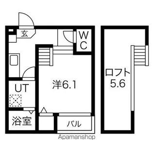 VILLETTA SASASHIMA【202号室号室】の間取り