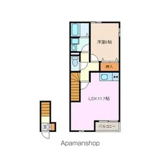 グリーンタウン六番館【2階】の間取り
