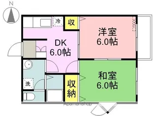 ハイライフ緑苑【101号室】の間取り