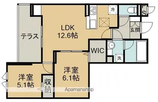 ONARIGOTENーD【1階】の間取り