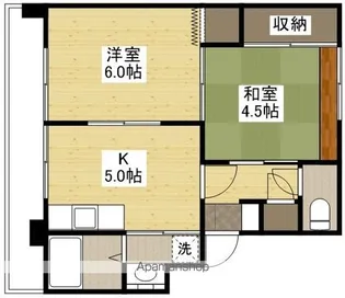 第1斉藤ビル1号棟【303号室】の間取り