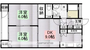リヴェールK【202号室】の間取り
