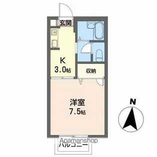 エクセレントK−1【2階】の間取り