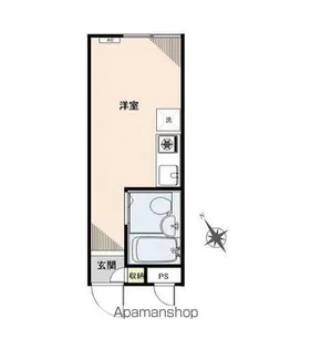 北小金ハイツ【2階】の間取り