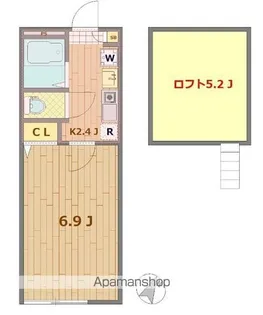 バーミープレイス大泉学園【2階】の間取り