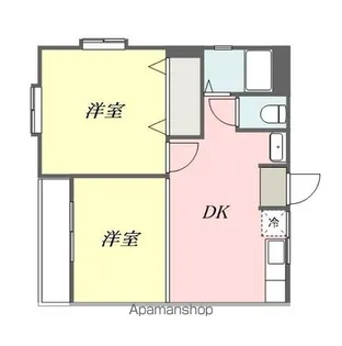 コーポヤマウチ【2階】の間取り