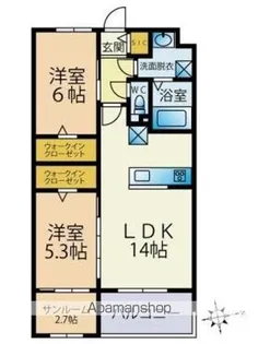 ビーコンヒル石丸【3階】の間取り