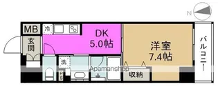 ボヌール梅田(三菱地所)【904号室号室】の間取り