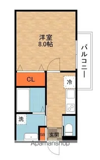 CASA松丘【3階】の間取り