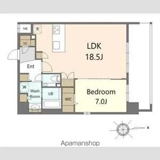 SーRESIDENCE大手門AWESOME【3階】の間取り