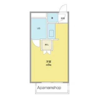 植田パークハイツ【1階】の間取り